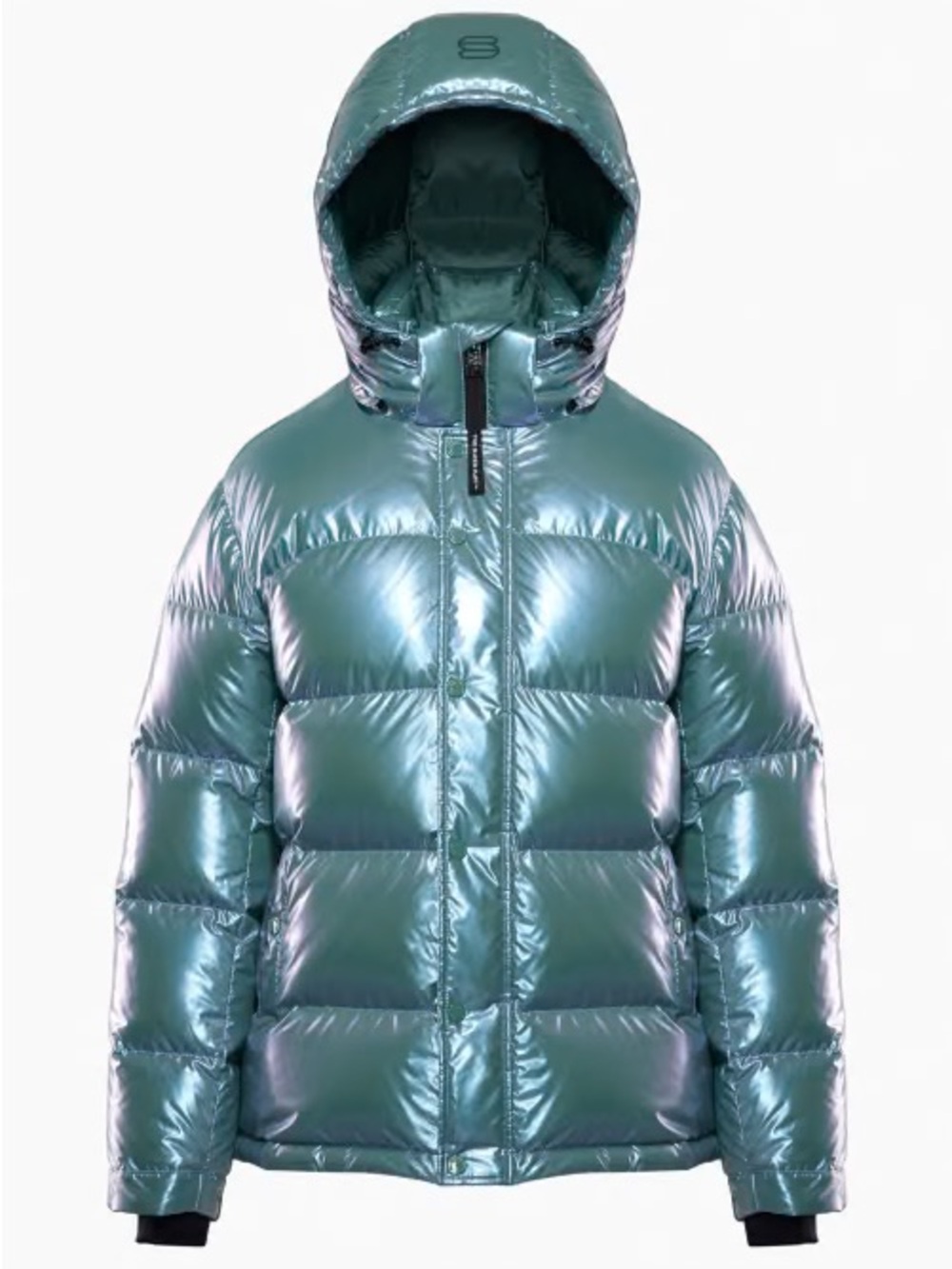 RARE! Aritzia Super Puff Iridescent Algae Green